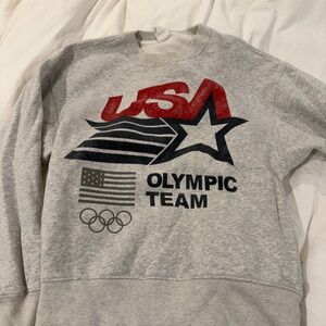 Abercrombie & Fitch Gray USA Olympic Team Sweatshirt